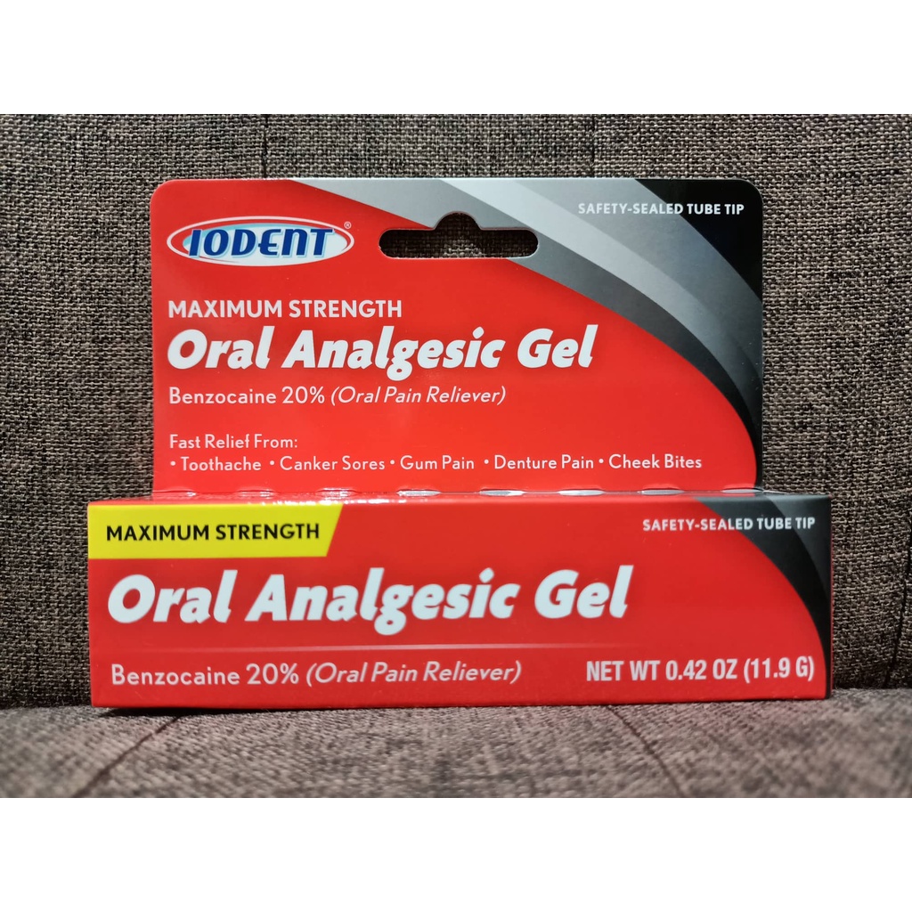 Iodent Oral Analgesic Gel (11.9g) | Shopee Philippines