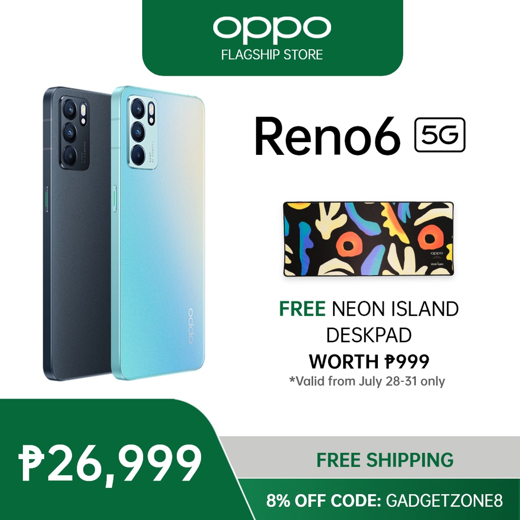 Oppo Reno6 5g 8 128gb Mediatek Dimensity 900 65w Supervooc Ultra Slim Retro Design Smartphone