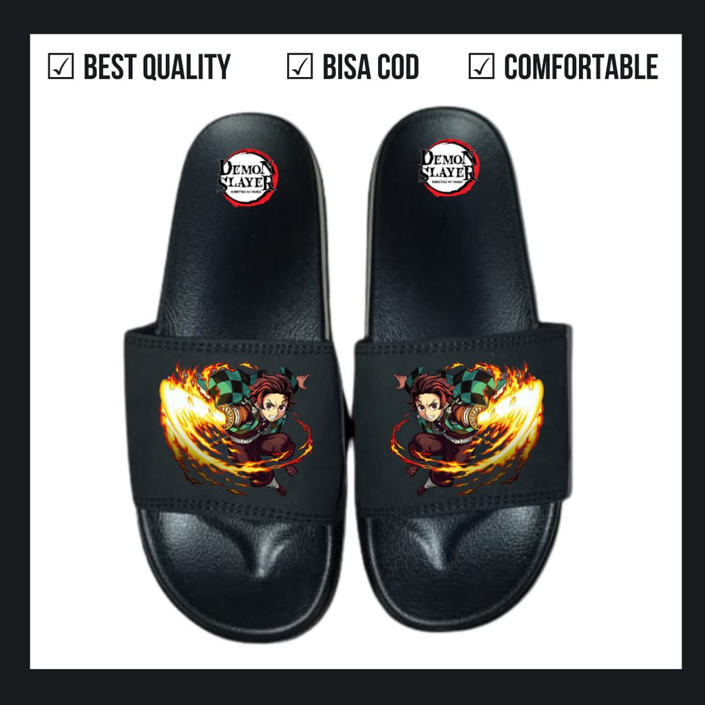 Kimetsu No Yaiba Demon Slayer Sandals Premium Quality | Shopee Philippines