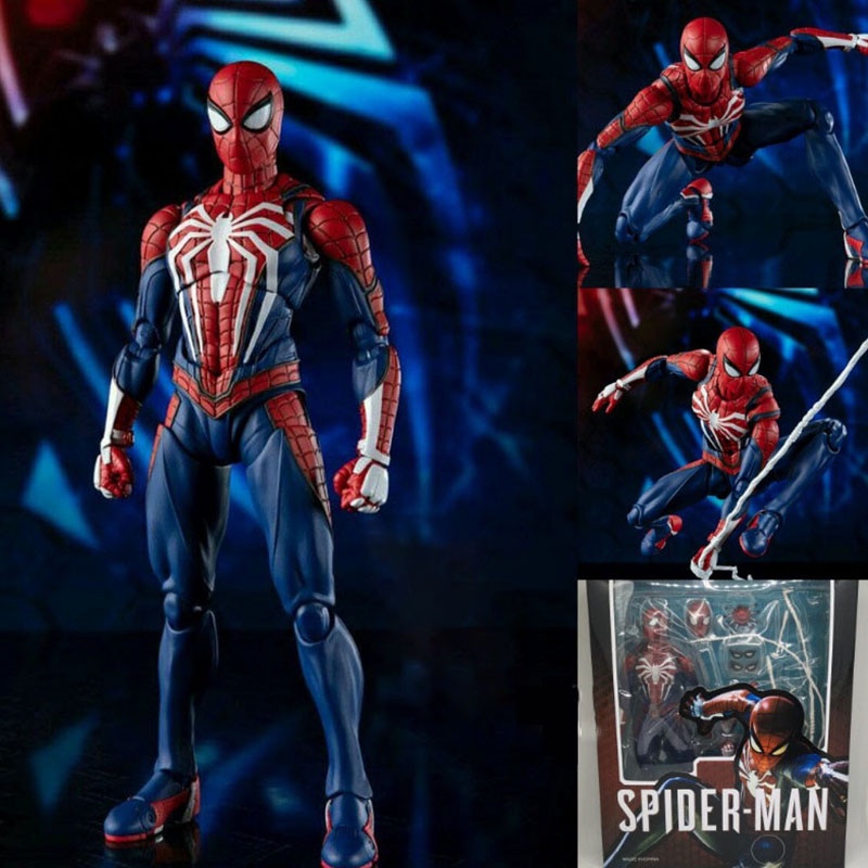 The Avengers SHF Spiderman Character Upgrade Set PS4 Game Edition ...