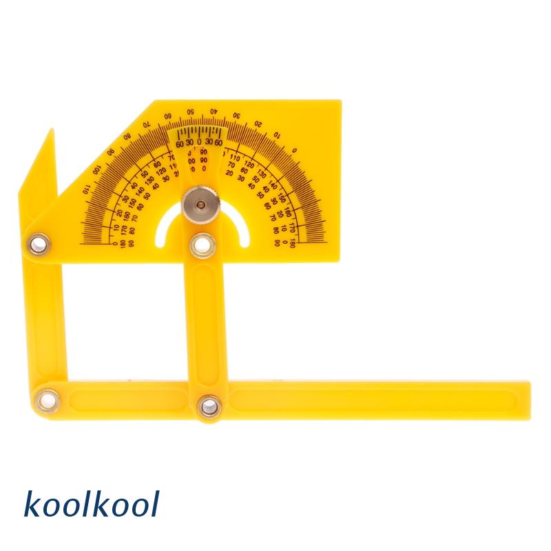 Koolool Protractor Angle Finder w/Articulating Arms Folding Ruler ...