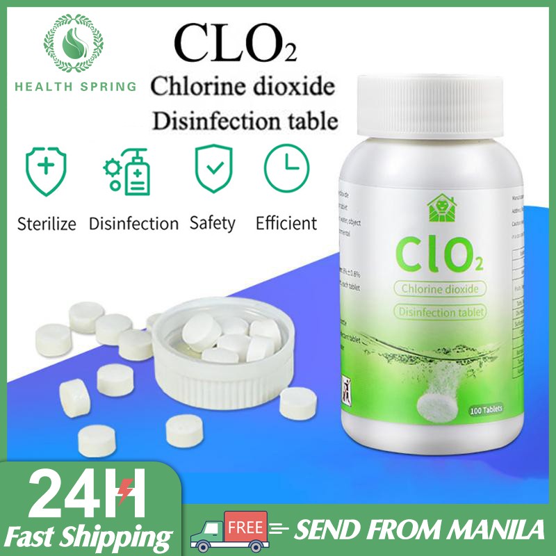 Chlorine Dioxide Clo2 Antibacterial Tablet Effervescent Disinfectant