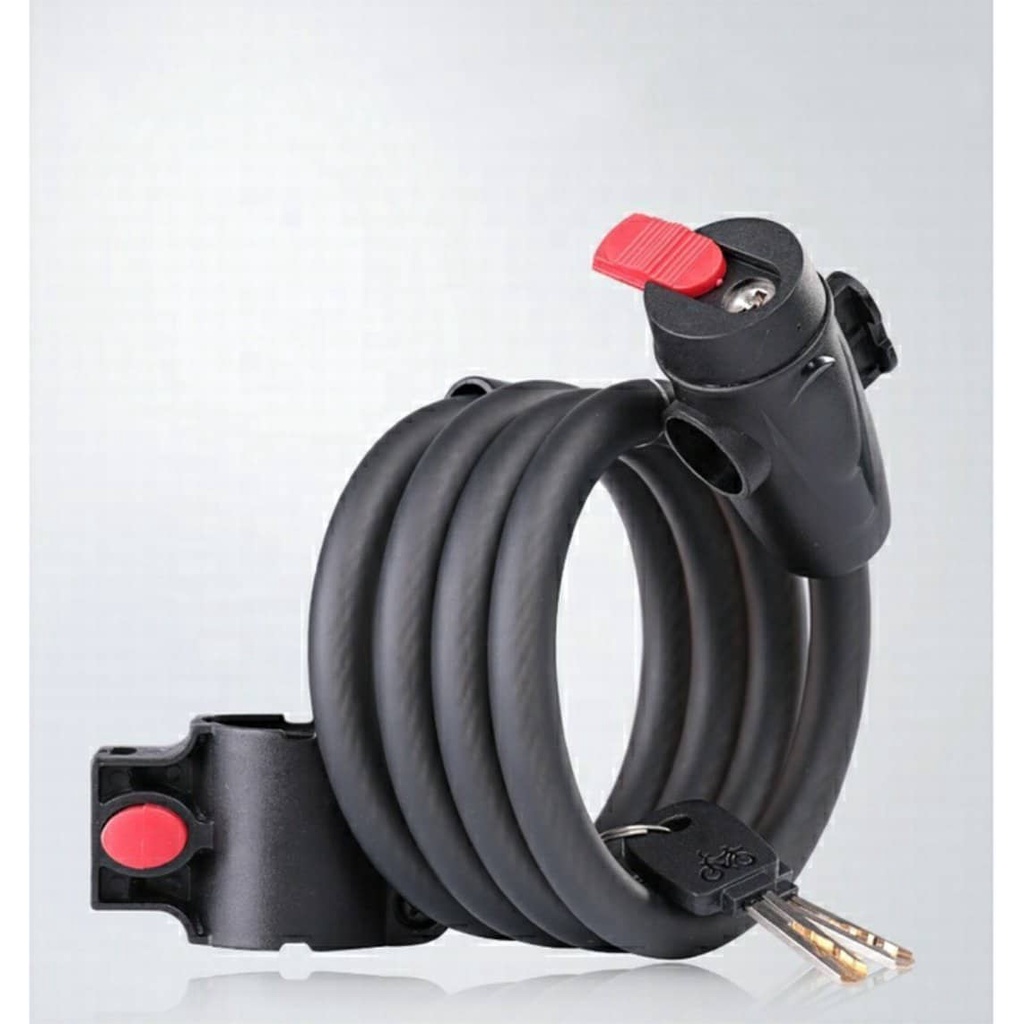 Anti-Theft Universal Bike Lock For MTB Cycling Bicycle Motorcycle Security  Lock Steel Rope BL-01