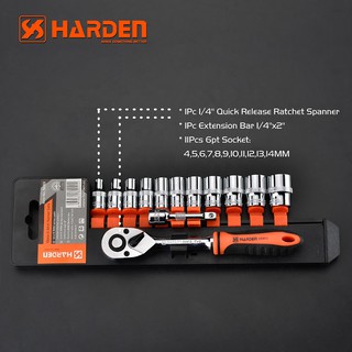 Harden Socket Sets Professional Chrome Vanadium Handle Tool Set ...