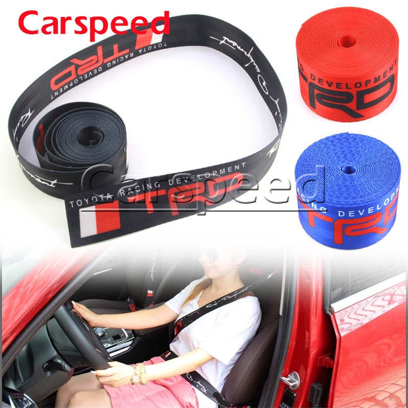 TRD Seat Belt bing Fabric Racing Car Seat Safety Belts Harness