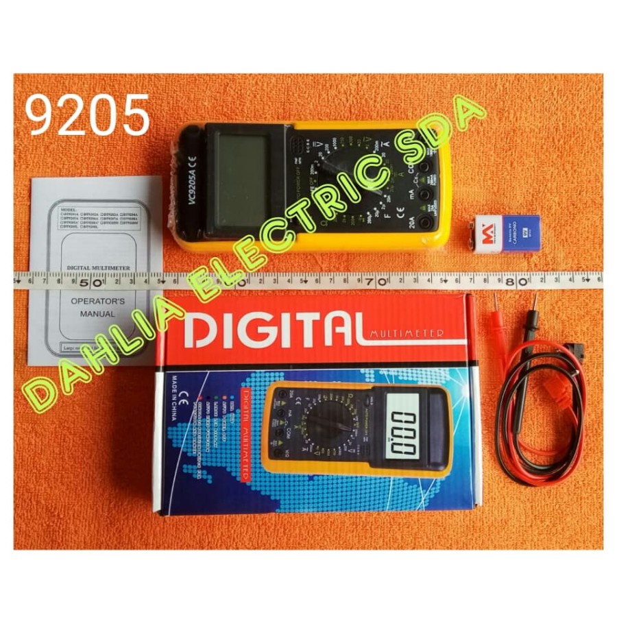 AVO METER / MULTIMETER DIGITAL DT-9205A | Shopee Philippines