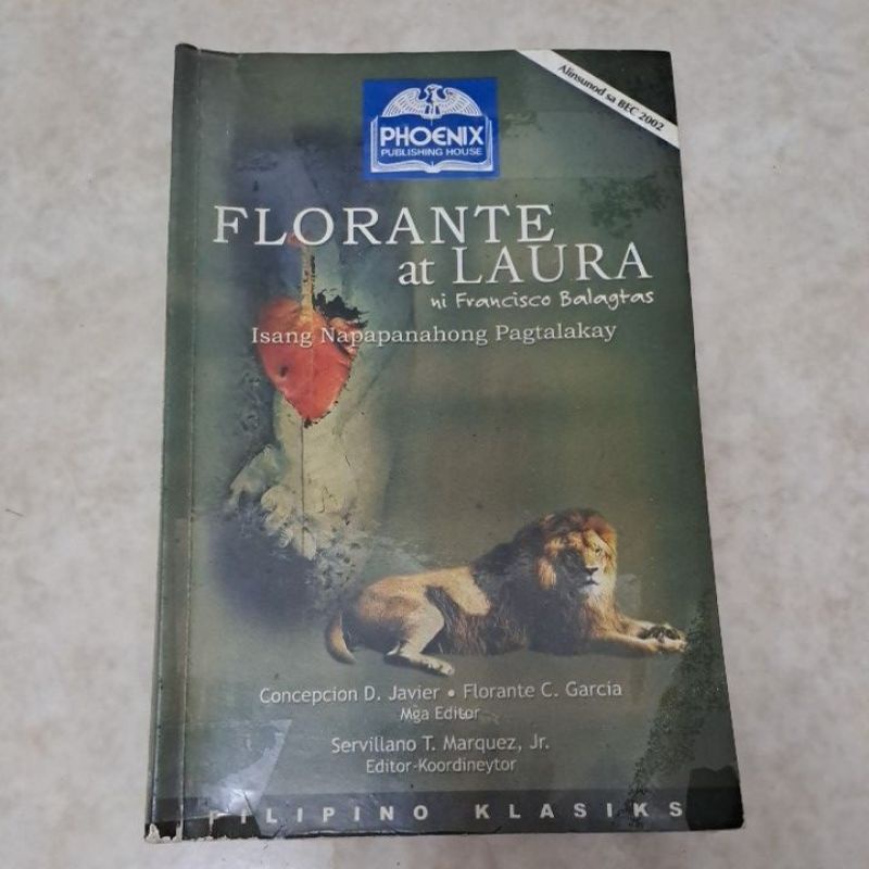 Florante At Laura By Francisco Balagtas Shopee Philippines