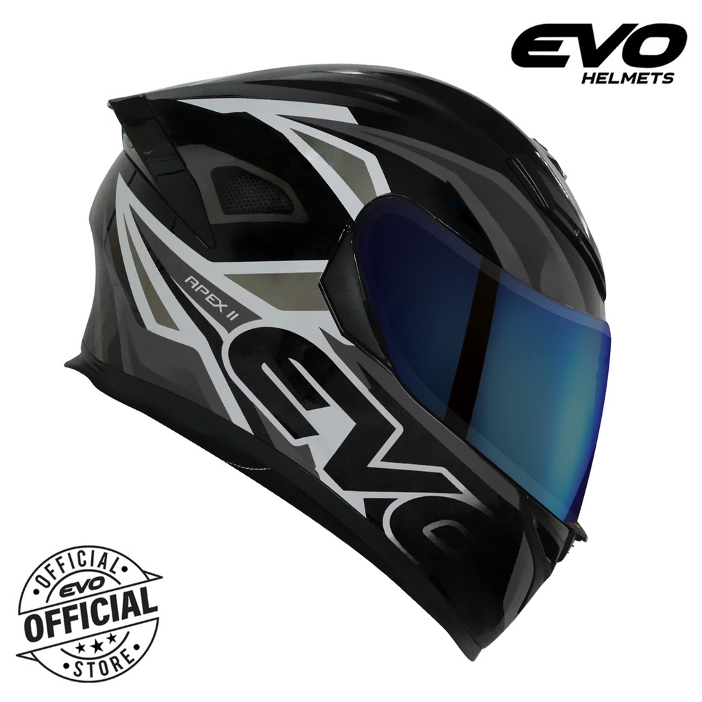 Evo Gsx 3000 V2 Apex Ii Full Face Dual Visor Helmet Shopee Philippines 