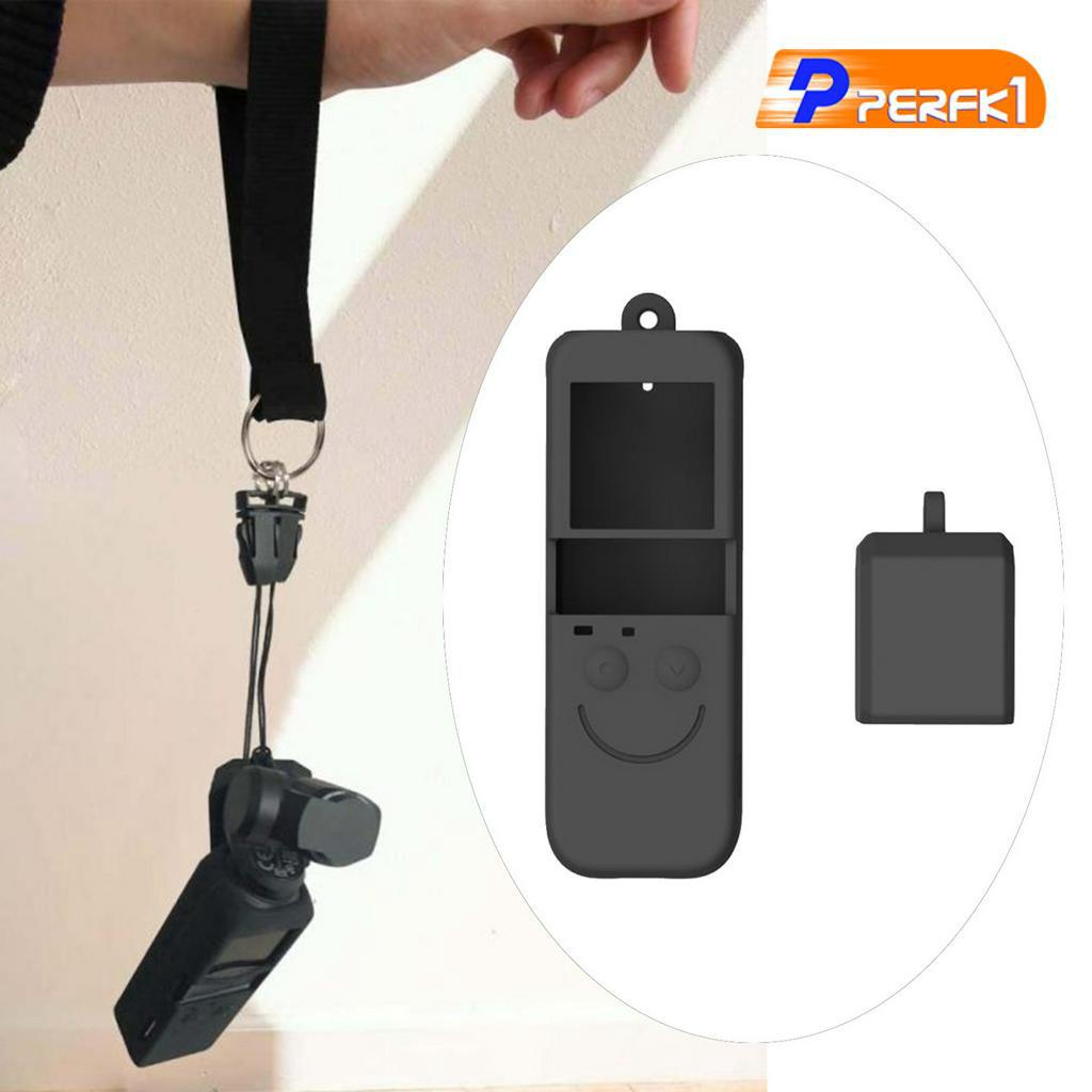 in1 Silicone Lanyard Camera Case for Pocket 2 (Black) | Shopee Philippines