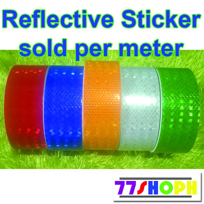 Reflective Tape Sticker per Meter | Shopee Philippines
