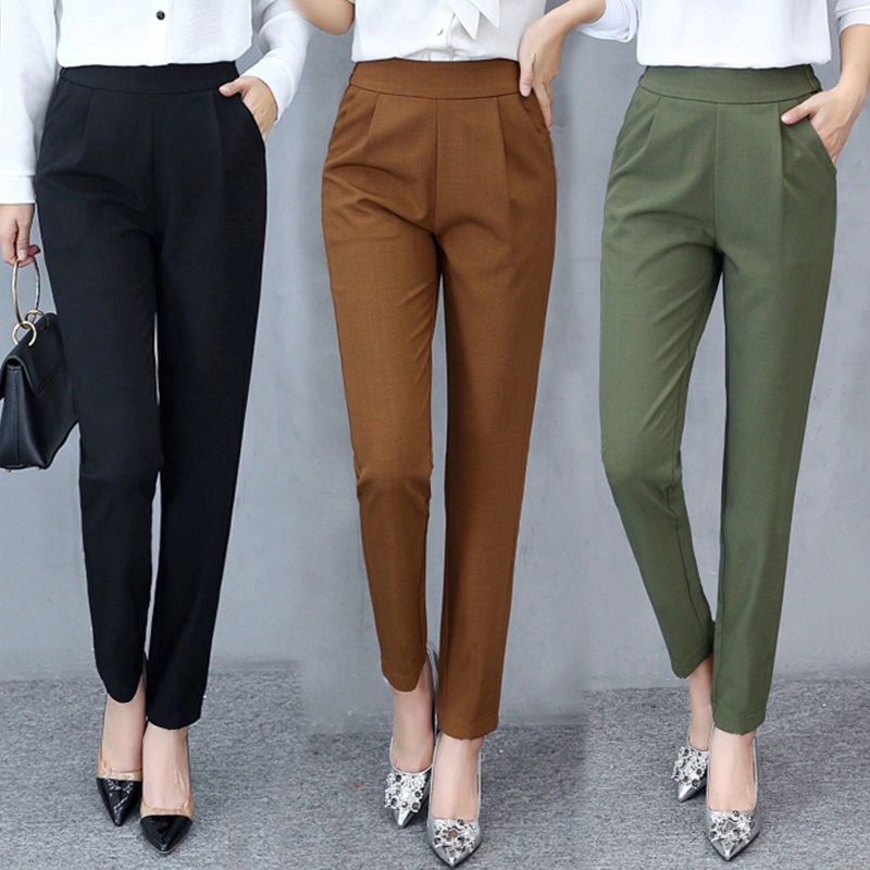 Oversize Spring and Autumn Loose Women's Casual Pants High