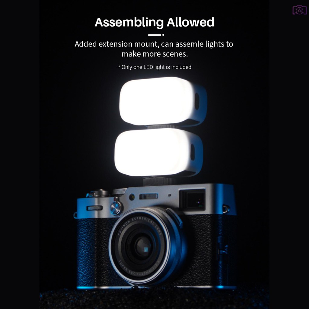 Top ⭐ Photography Lamp Ulanzi VL30 Mini LED Video Light 5600K On-Camera ...