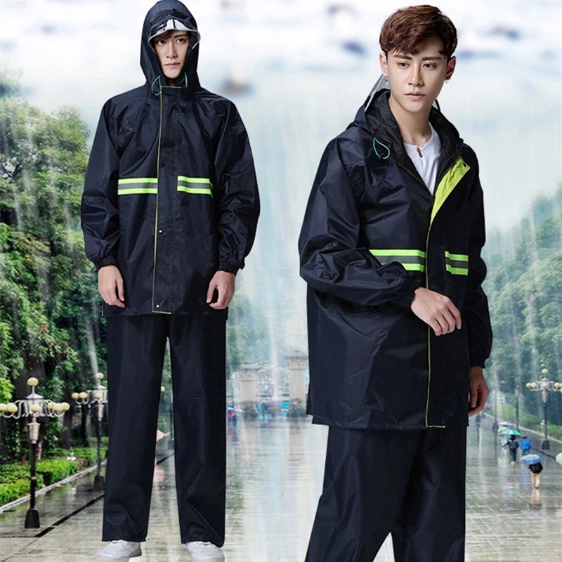 Reflective raincoat cheap