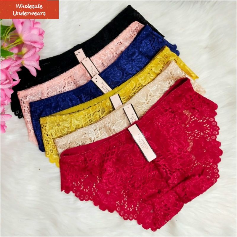 6in1 Victoria Secret Seamless Lace Panty SMALL-LARGE ONHAND COD