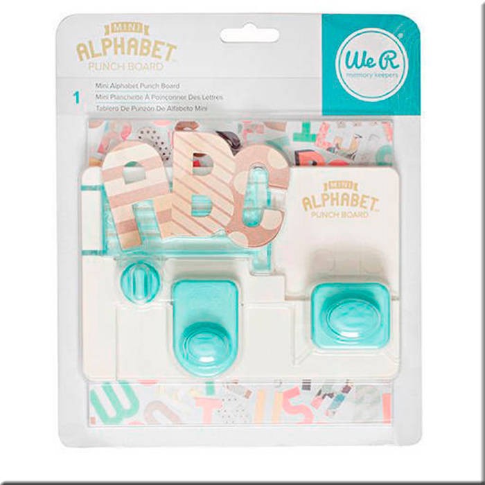 We R Memory Keepers Mini Alphabet Punch Board Shopee Philippines