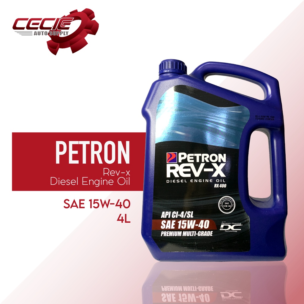 Petron Rev-X RX400 (Trekker) Diesel engine Oil 15W-40 4L | Shopee ...