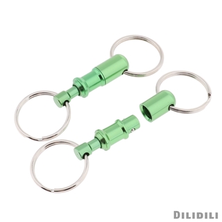 2PCS Detachable Keychain, Quick Release Pull Apart Breakaway Key Rings ...