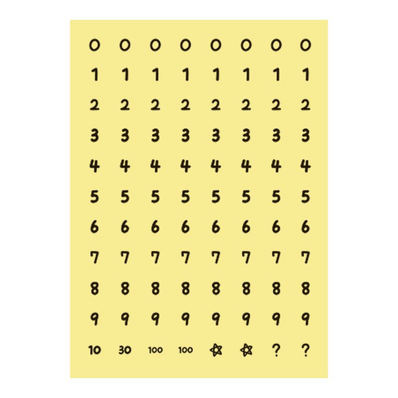 English letter /numbers sticker label sticker diary scrapbooking(1pcs ...