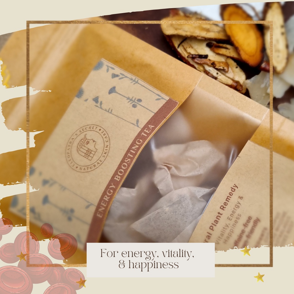 Energy Boosting Herbal Tea (VEGAN & CAFFEINE FREE) Shopee Philippines