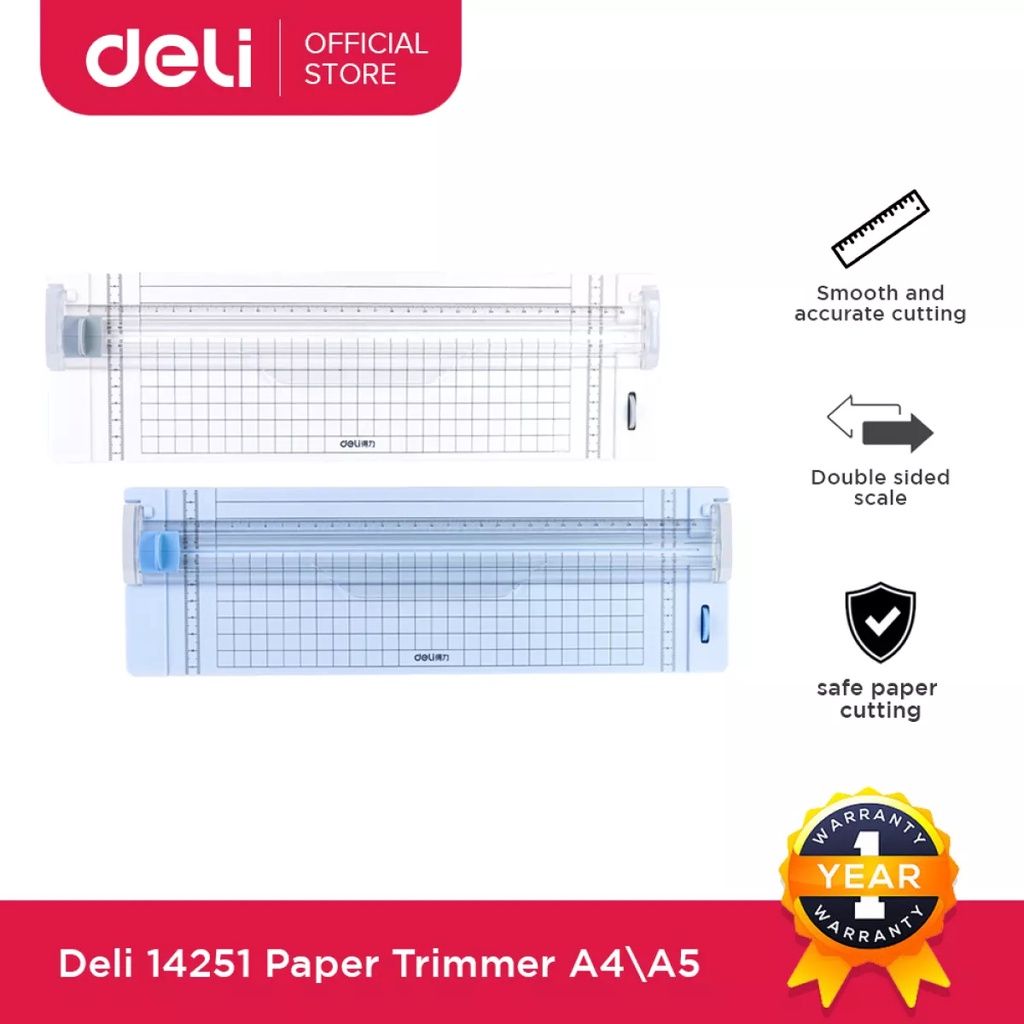 Deli 14251 Paper Trimmer A4\A5 | Shopee Philippines