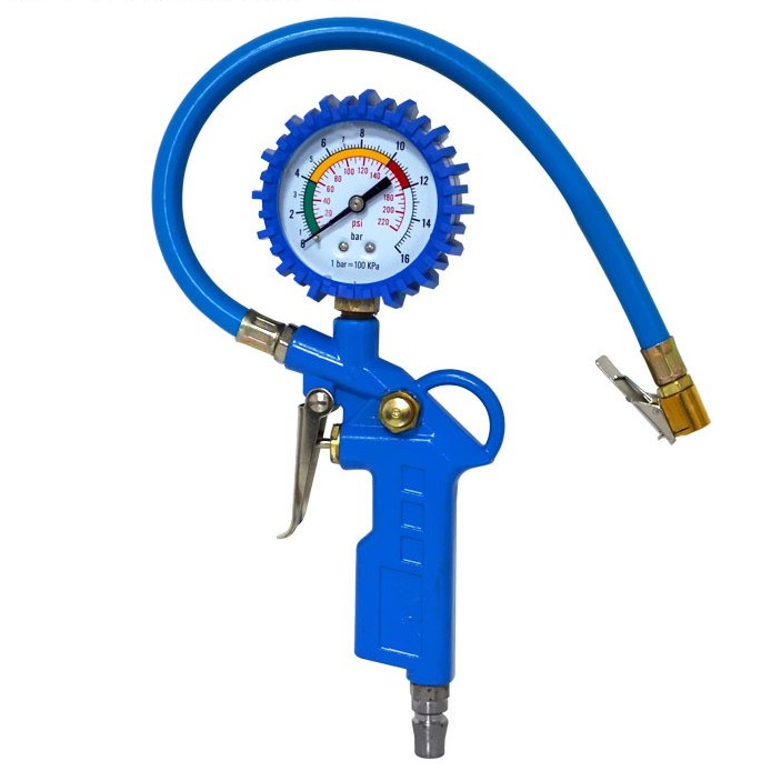 COD Universal Premium Car Tire Air Pressure Inflator Gauge With ...