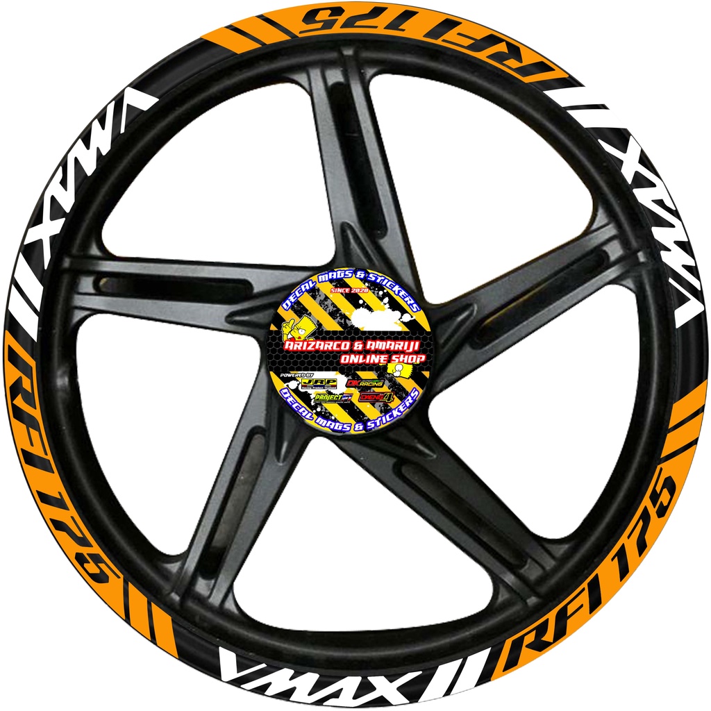 RUSI RFI 175 VMAX NEW DESIGN DECAL MAG STICKER GOOD FOR 2 MAGS | Shopee ...