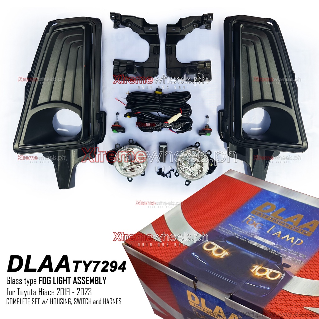 Toyota Hi ace GL / Commuter Deluxe 2019-2024 Foglamp / Fog Lights ...