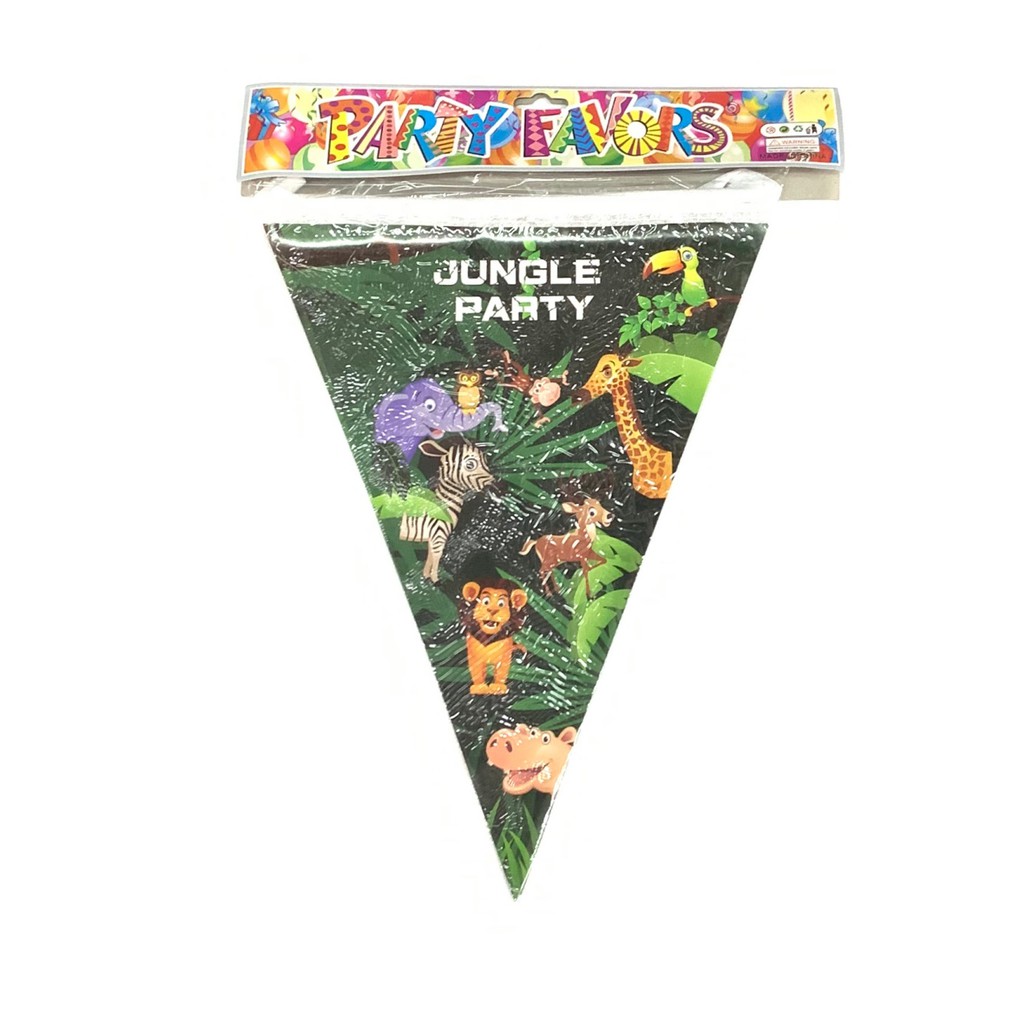 Cartoon Banderitas Boy Design Paper Flag Happy Birthday Party Pennant ...