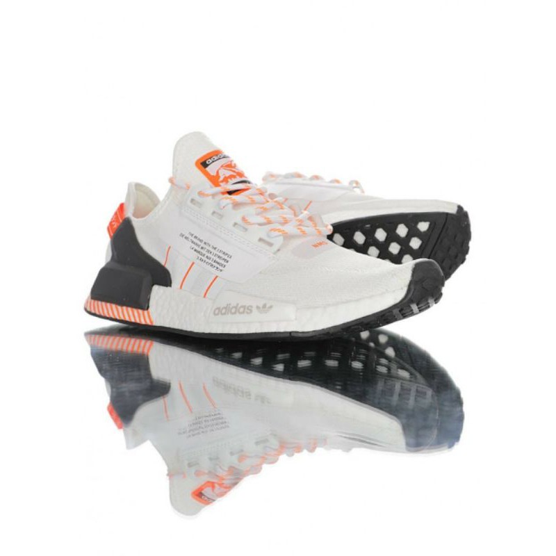 Nmd r1 v2 discount white and orange