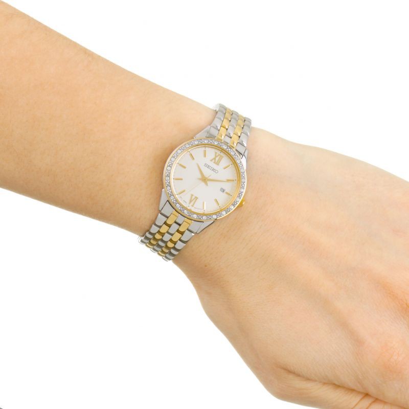 Seiko two tone ladies cheap watch