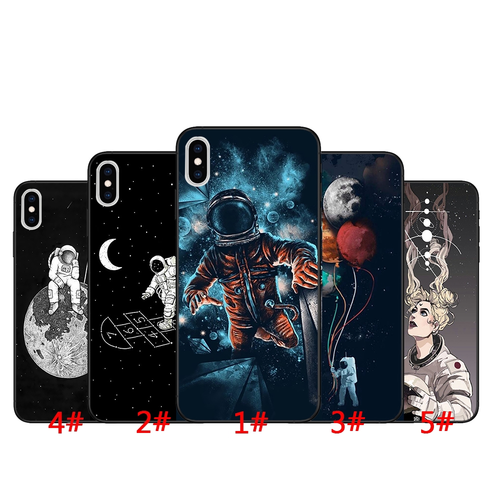 IPhone X XS Max XR 7 8 Plus 6 6S 5 5S SE Space Love Moon Astronaut TPU ...