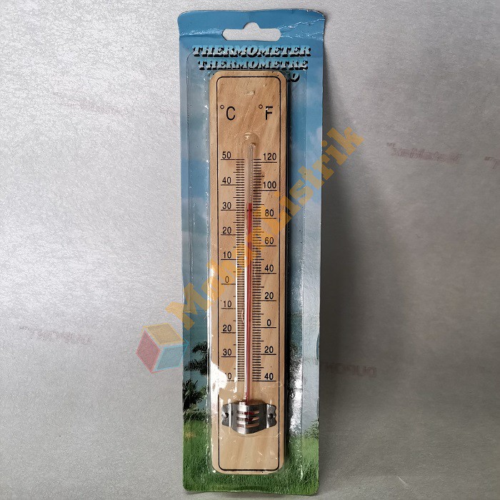 KAYU Wood Thermometer Measuring Room Temperature Celsius And Fahrenheit