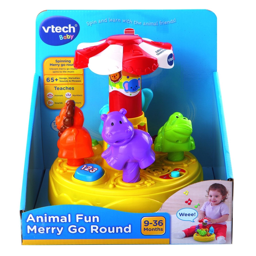 Vtech-Baby Animal Fun Merry Go Round | Shopee Philippines