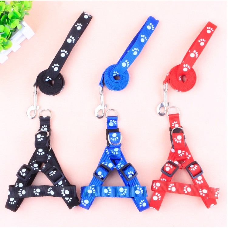 Color Printing Chest Print Cat Cat Rabbit Dog Chain Traction Rope Pet ...