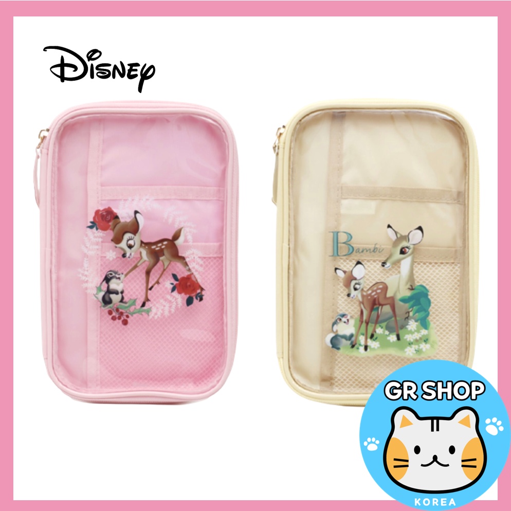 [DAISO KOREA] *DISNEY* Bambi Clear Pouch / Multi function Pouch / Bag