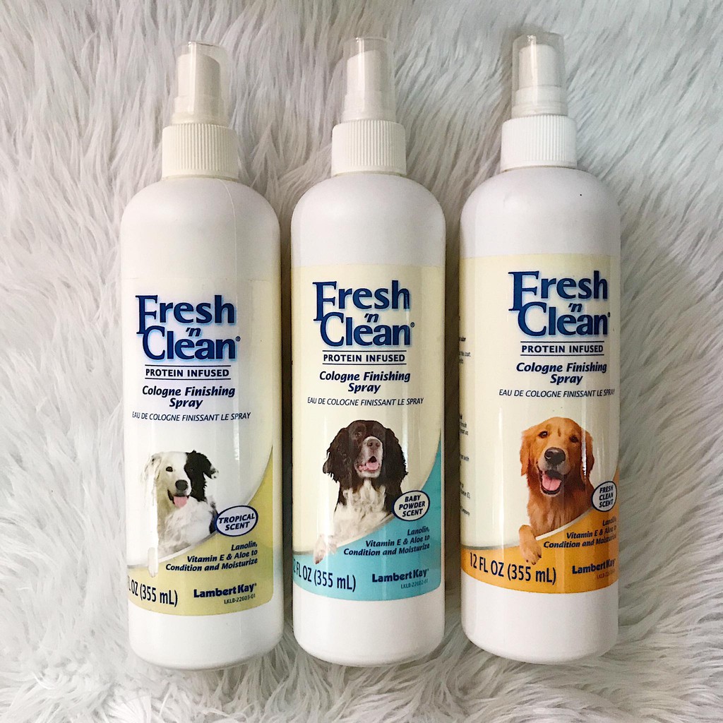 Fresh n clean dog 2024 spray