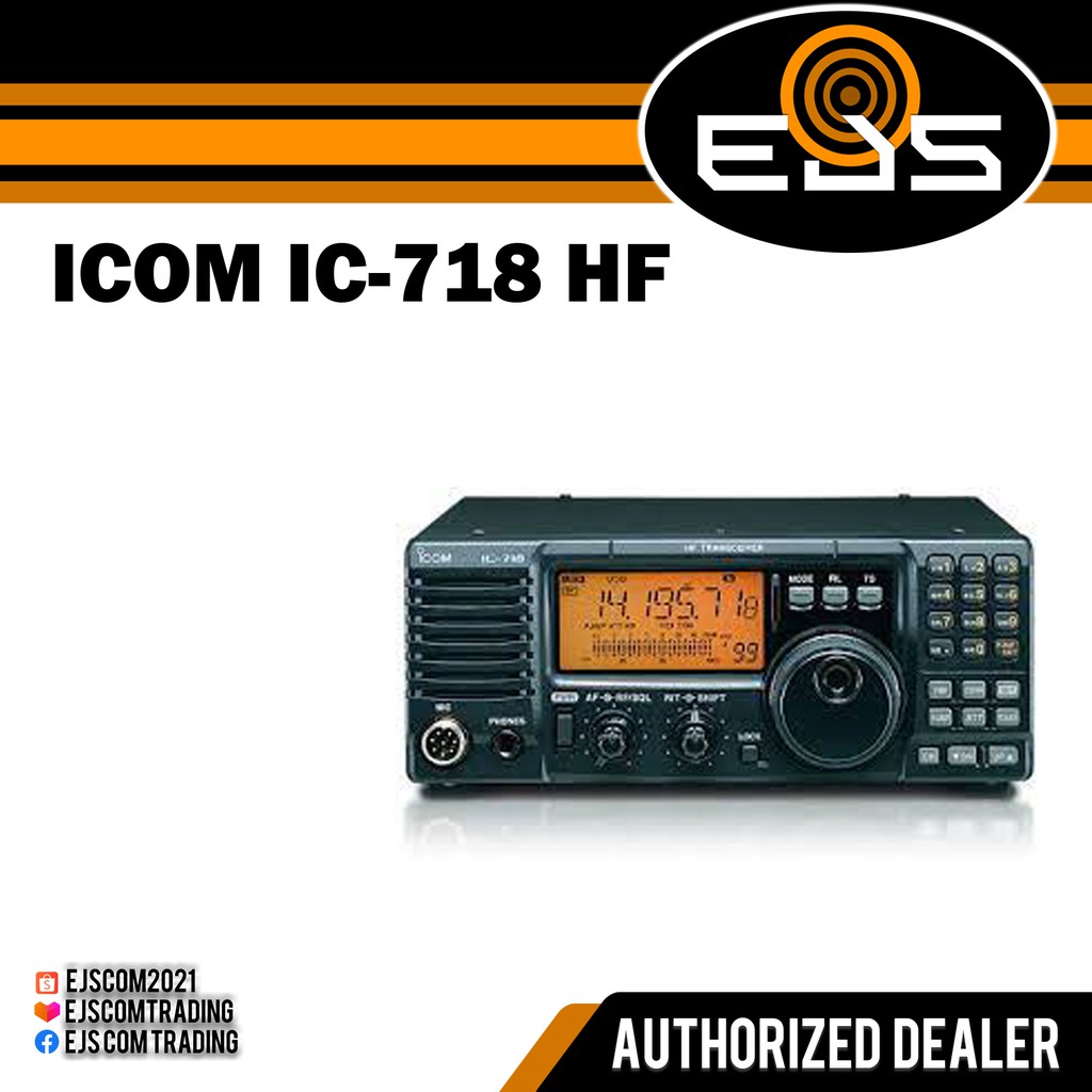 ICOM IC-718 HF All Band Transceivers IC-718 (USA VERSION) | Shopee ...