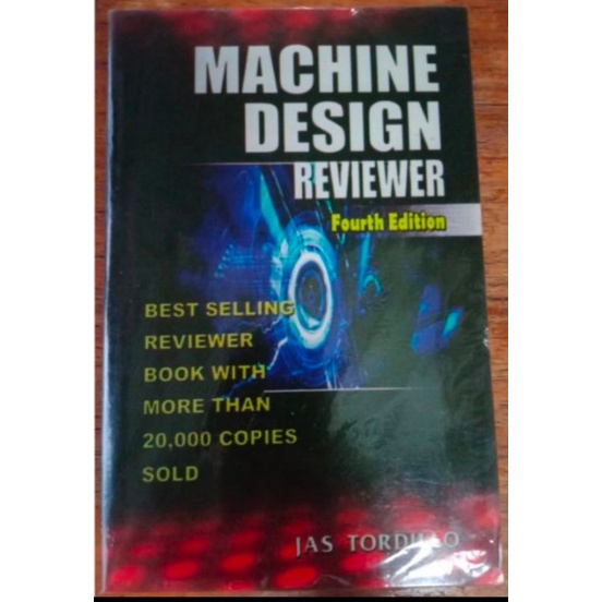 MACHINE DESIGN REVIEWER Fourth Edition by Tordillo | Shopee Philippines