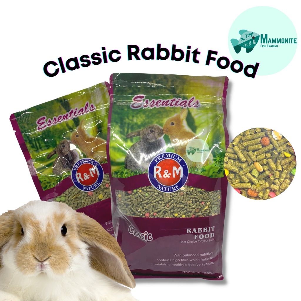Pet Rabbit R&M Classic Rabbit Food Mix High Fiber 80009, 80011
