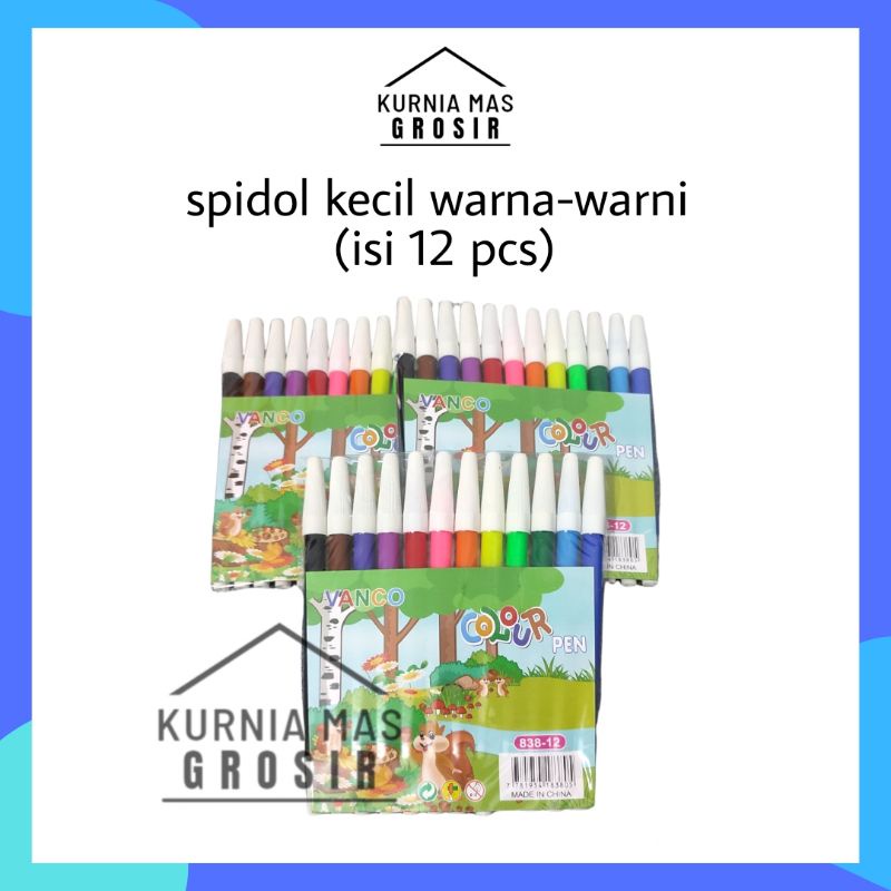 Contains 12 PCS | SMALL COLOR MARKERS Set of Colorful Markers Color Pen ...