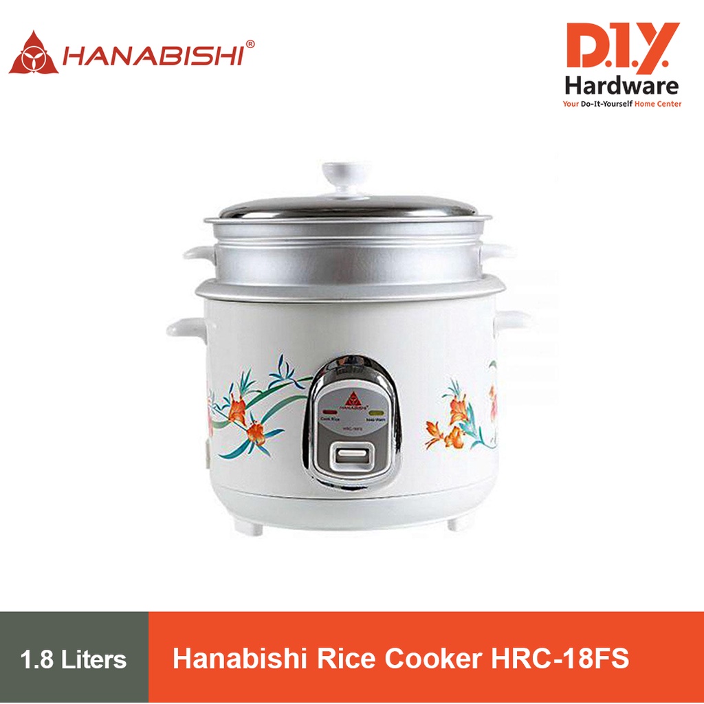 Hanabishi Rice Cooker 10 Cups l 1.8 Liters l HRC18FS | Shopee Philippines