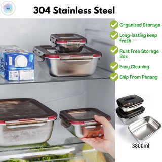 1pc 450ml 304 Stainless Steel Lunch Box With Lid, Can Be Refrigerated &  Fresh-keeping Food Container