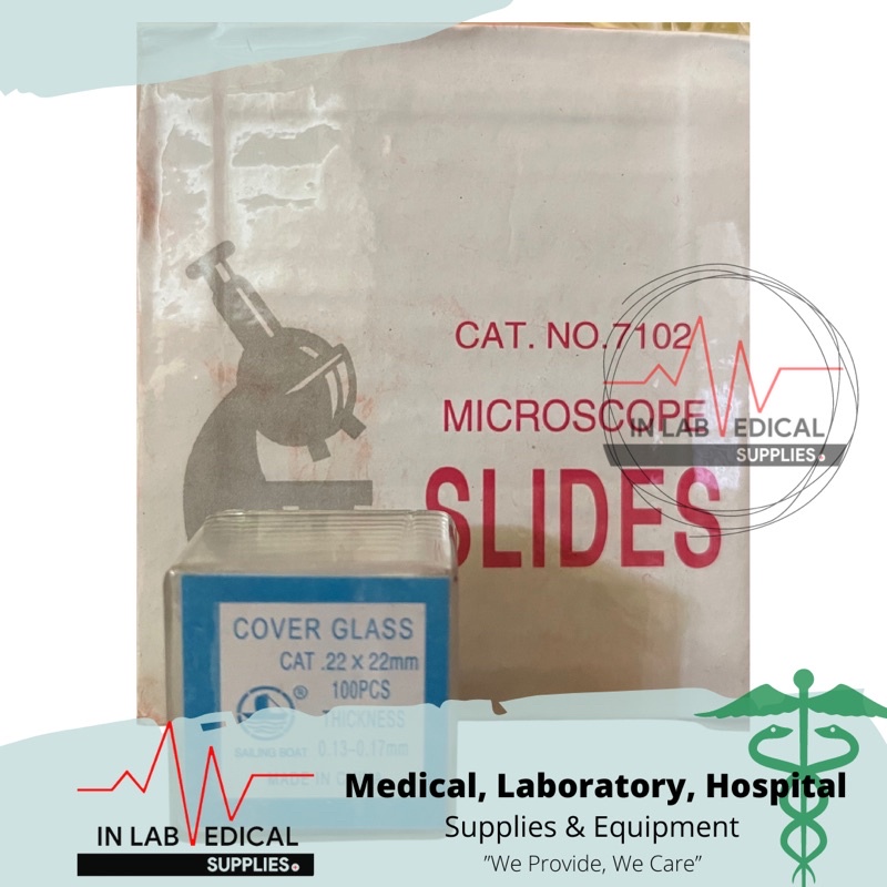 Glass slide & cover slip/Microscope slide 72’s/cover slip 100’s