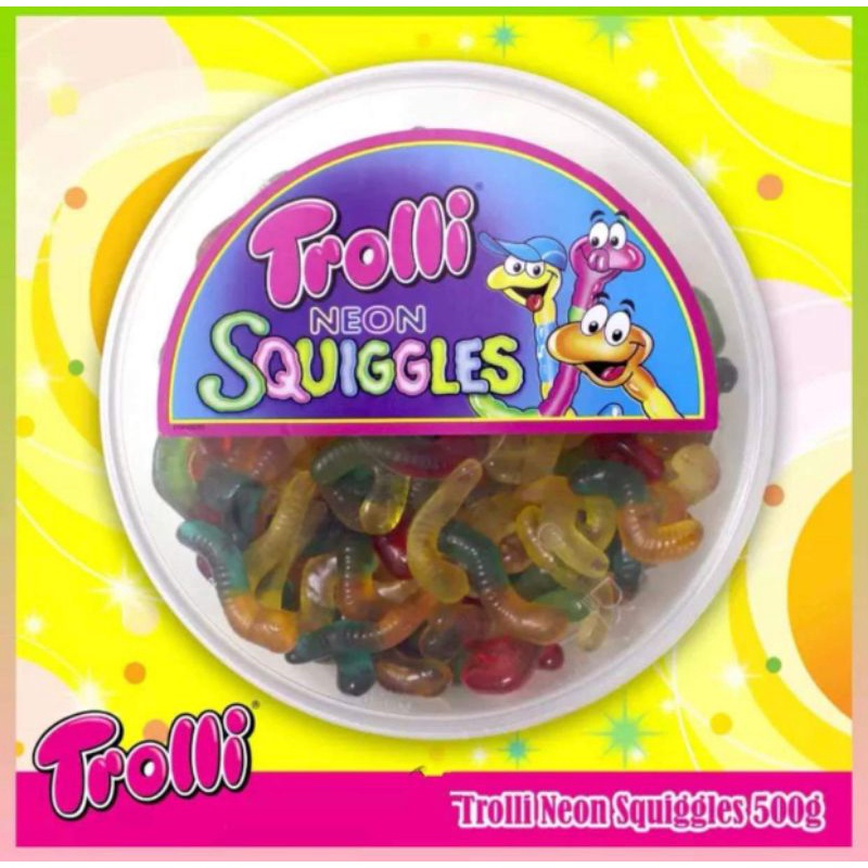 Trolli Neon Squiggles Gummies 500g | Shopee Philippines