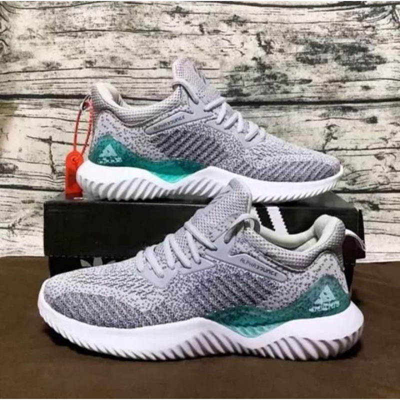 Adidas AlphaBounce Size 36 37 38 39 40 Color Grey Green