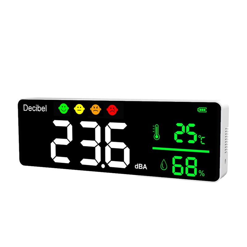 DM1306D Digital Sound Level Meter with Temperature Humidity Detector ...