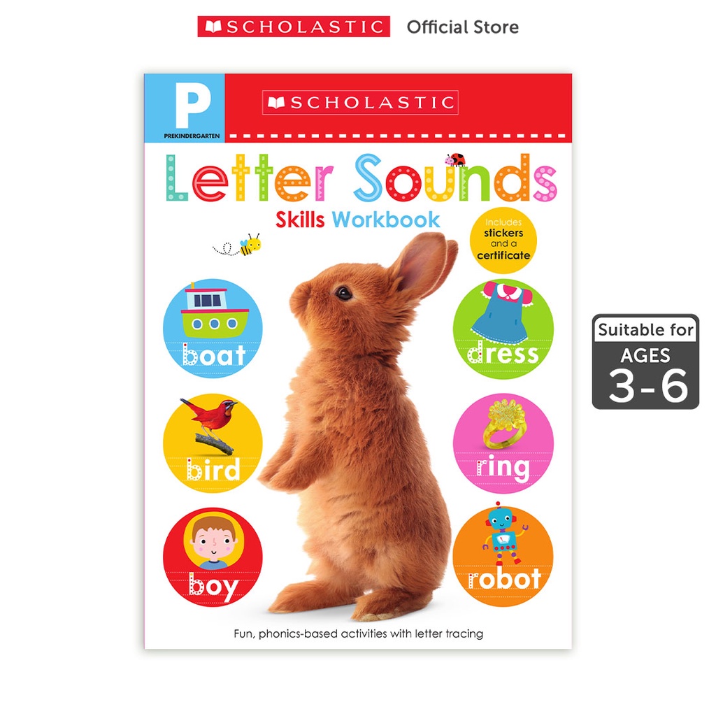 Scholastic: SEL: Letter Sounds Skills Workbook (Pre-K) (ISBN ...