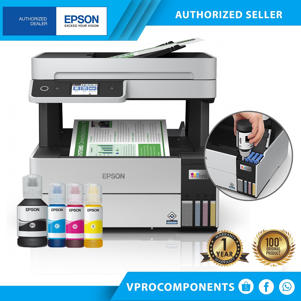 Epson EcoTank L6460 A4 Ink Tank Printer | Shopee Philippines