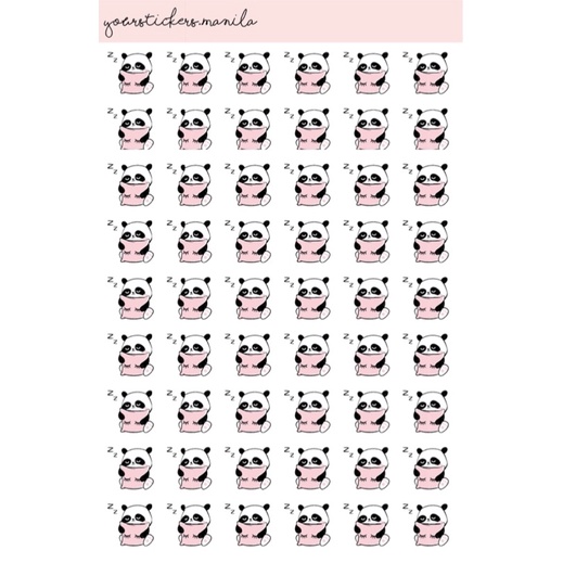 Planner Stickers - Panda | Shopee Philippines