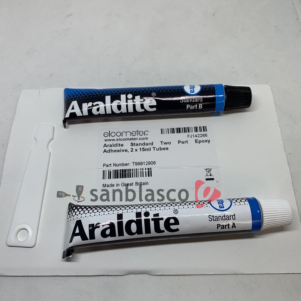 Elcometer ardite standard two part epoxy adhesive 2x15 ml tubes ...